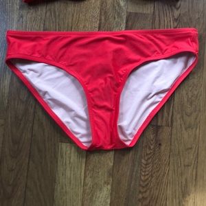 J. crew Red Swim bikini bottom - NEW!